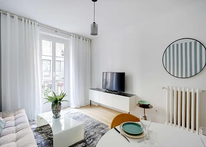 Charming 1bdr 2p Near Parc Monceau Apartamento *